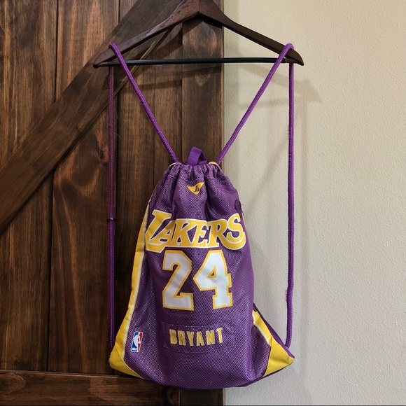 NBA Bags Vintage 9s Nba Los Angeles Lakers Kobe Bryant Drawstring